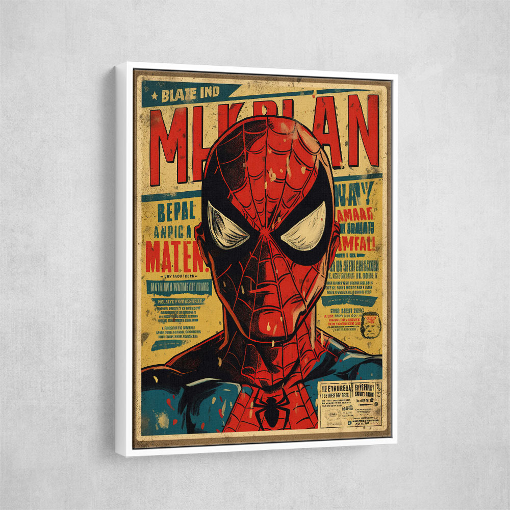 Spiderman Grunge Pop Wall Art