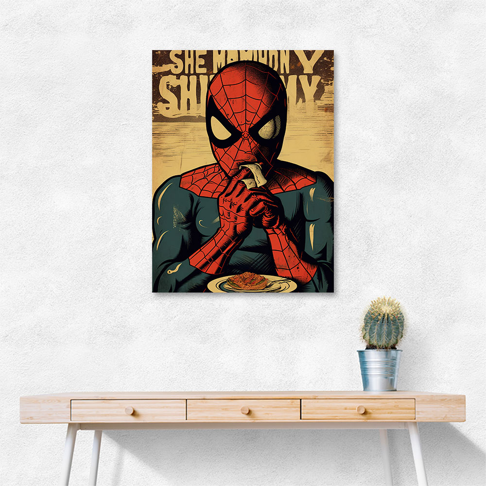 Spiderman Grunge Pop 1 Wall Art Spiderman Grunge Pop 1 Wall Art