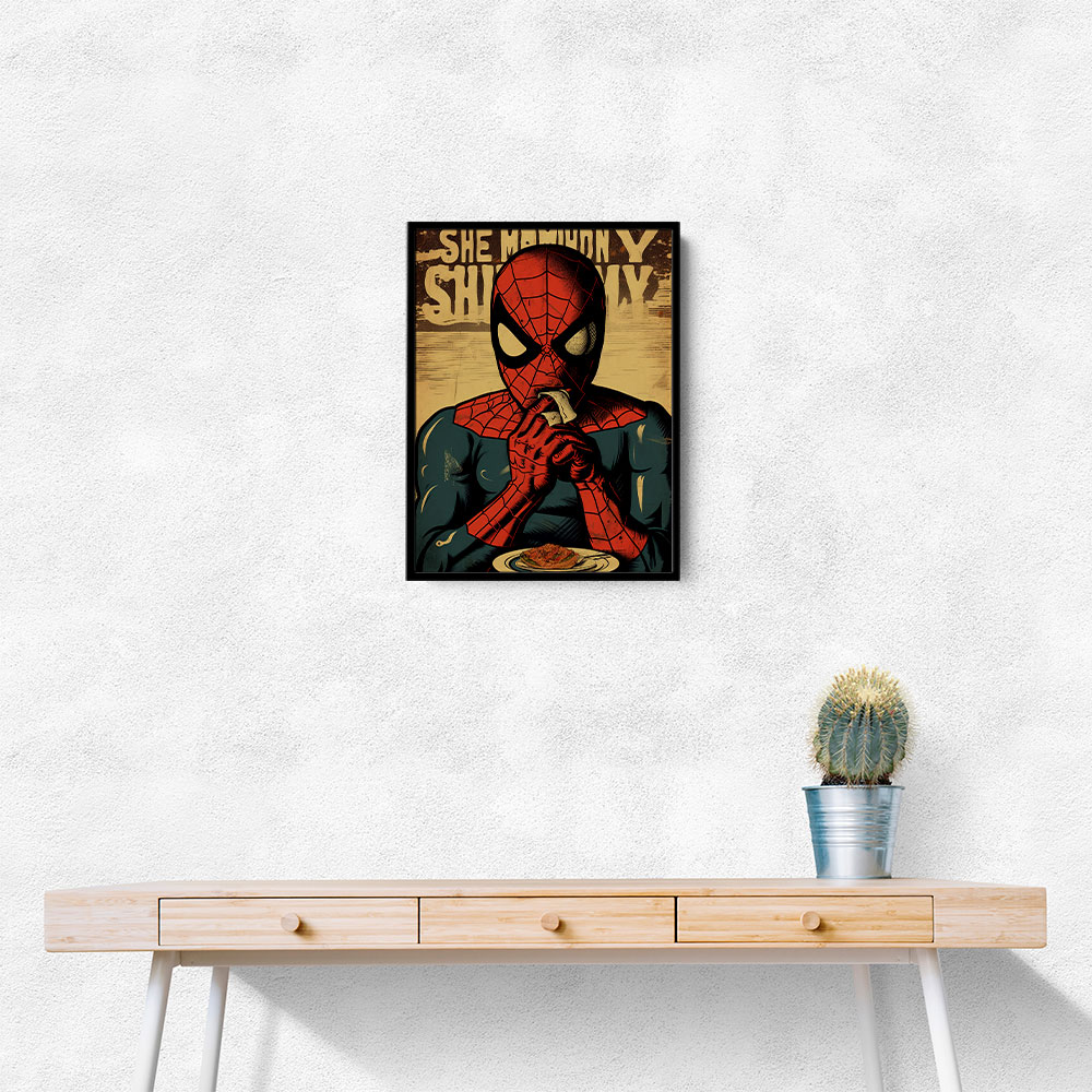 Spiderman Grunge Pop 1 Wall Art Spiderman Grunge Pop 1 Wall Art