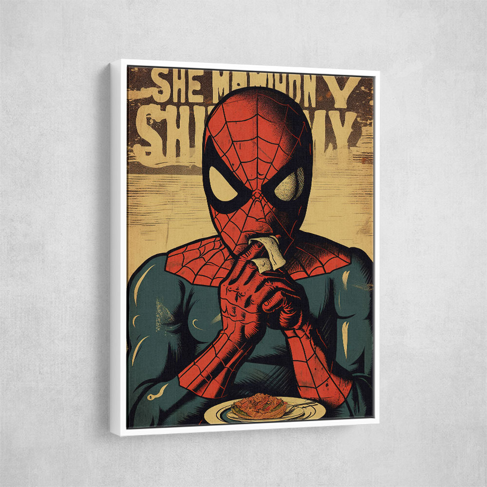 Spiderman Grunge Pop 1 Wall Art Spiderman Grunge Pop 1 Wall Art
