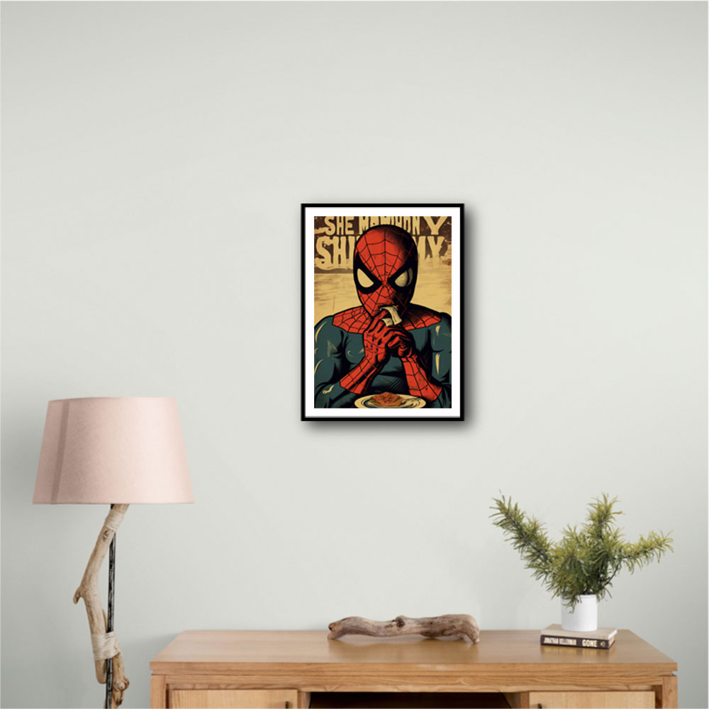 Spiderman Grunge Pop 1 Wall Art Spiderman Grunge Pop 1 Wall Art