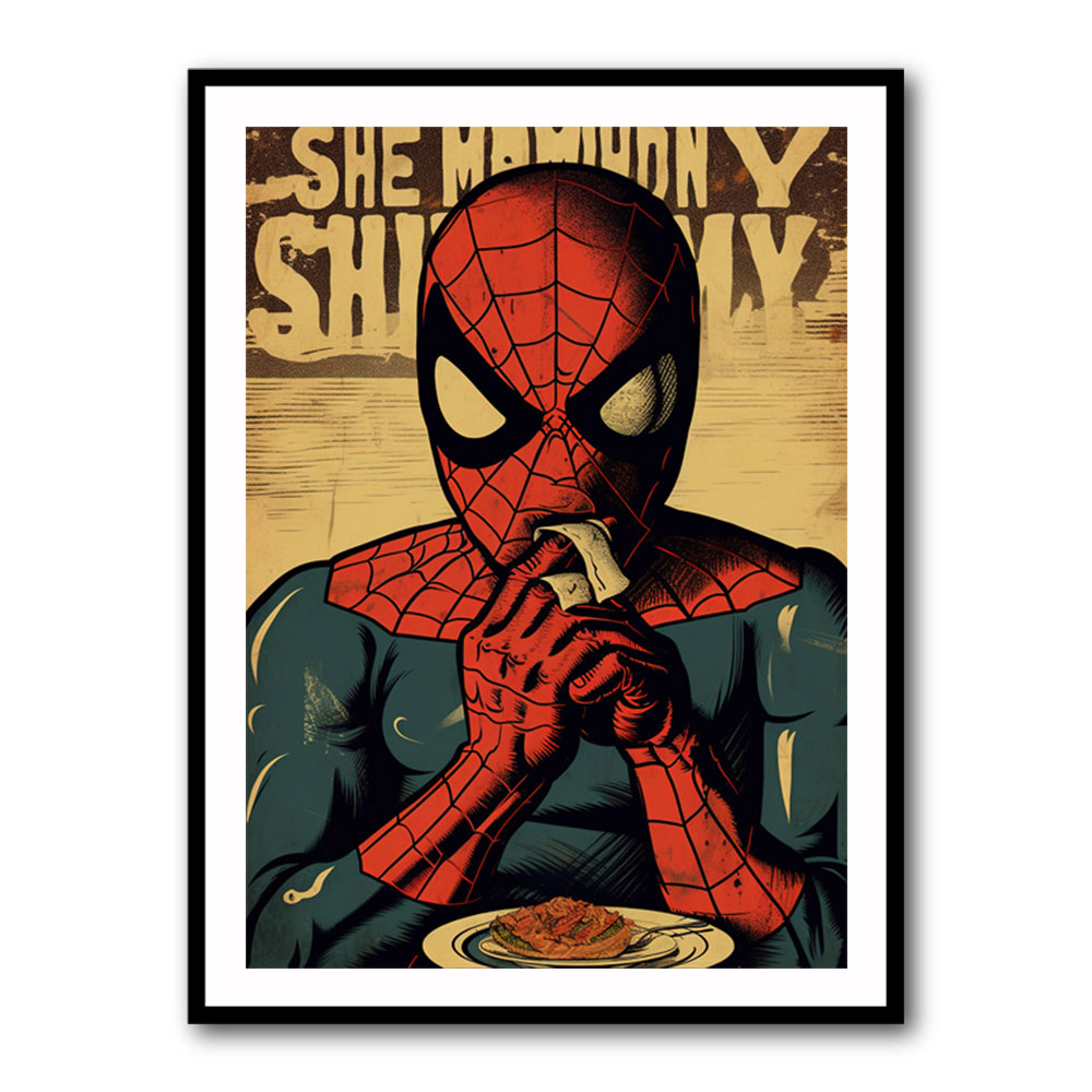 Spiderman Grunge Pop 1 Wall Art Spiderman Grunge Pop 1 Wall Art