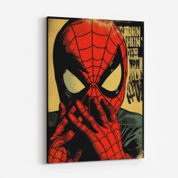 Spiderman Grunge Pop 1 Wall Art