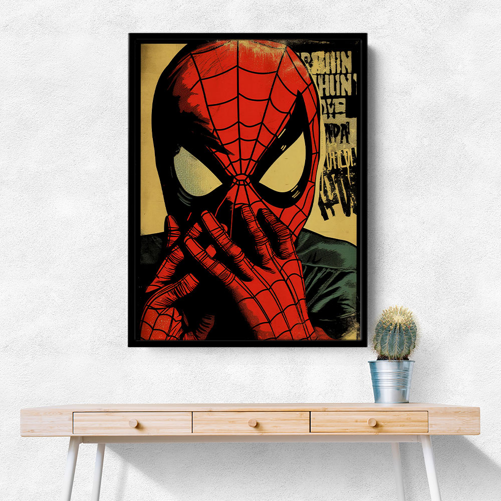 Spiderman Grunge Pop 2 Wall Art Spiderman Grunge Pop 2 Wall Art