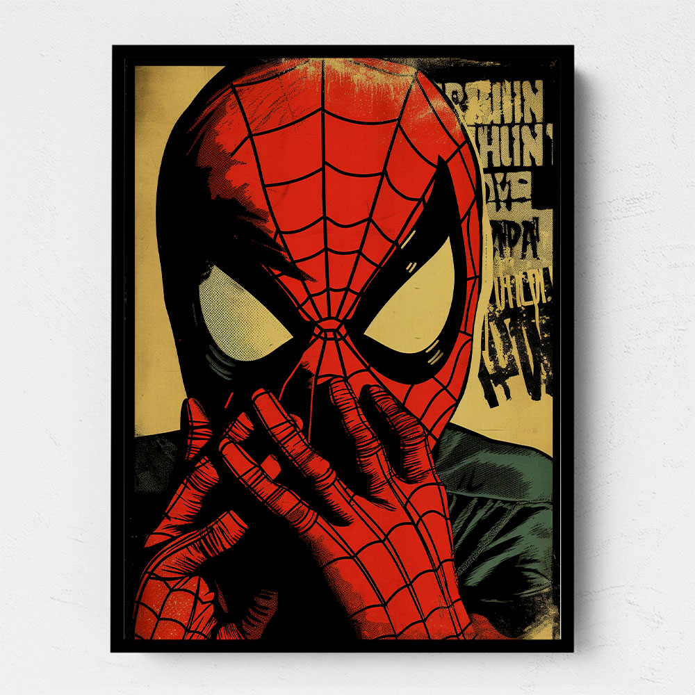 Spiderman Grunge Pop 2 Wall Art Spiderman Grunge Pop 2 Wall Art