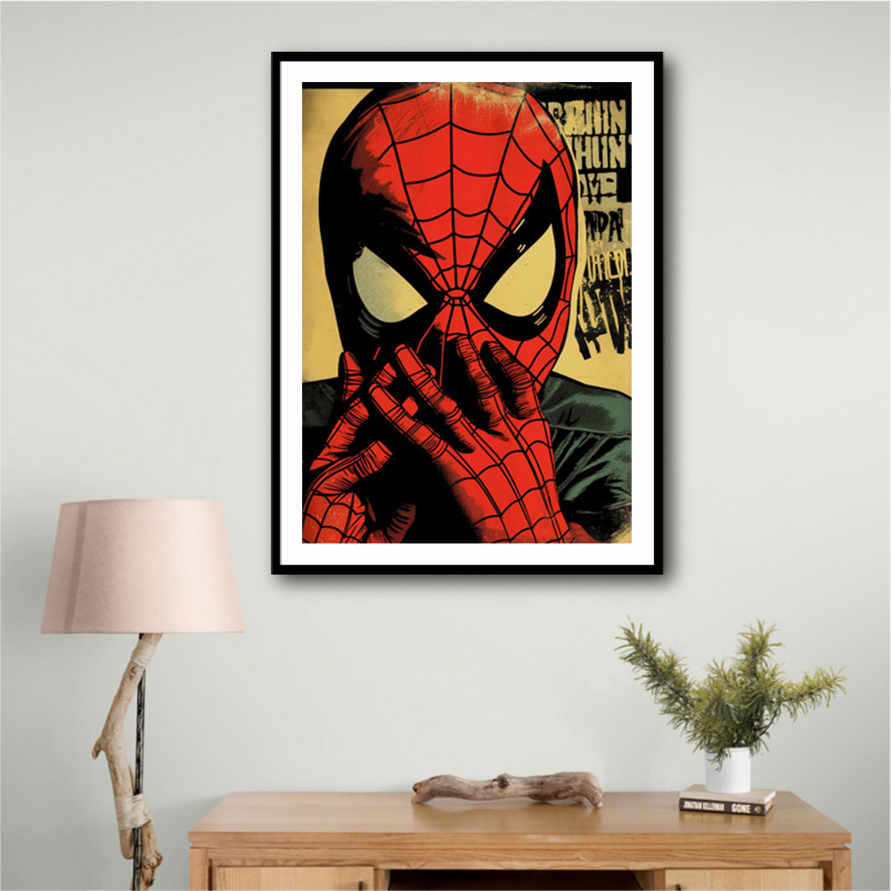 Spiderman Grunge Pop 2 Wall Art Spiderman Grunge Pop 2 Wall Art