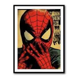Spiderman Grunge Pop 1 Wall Art