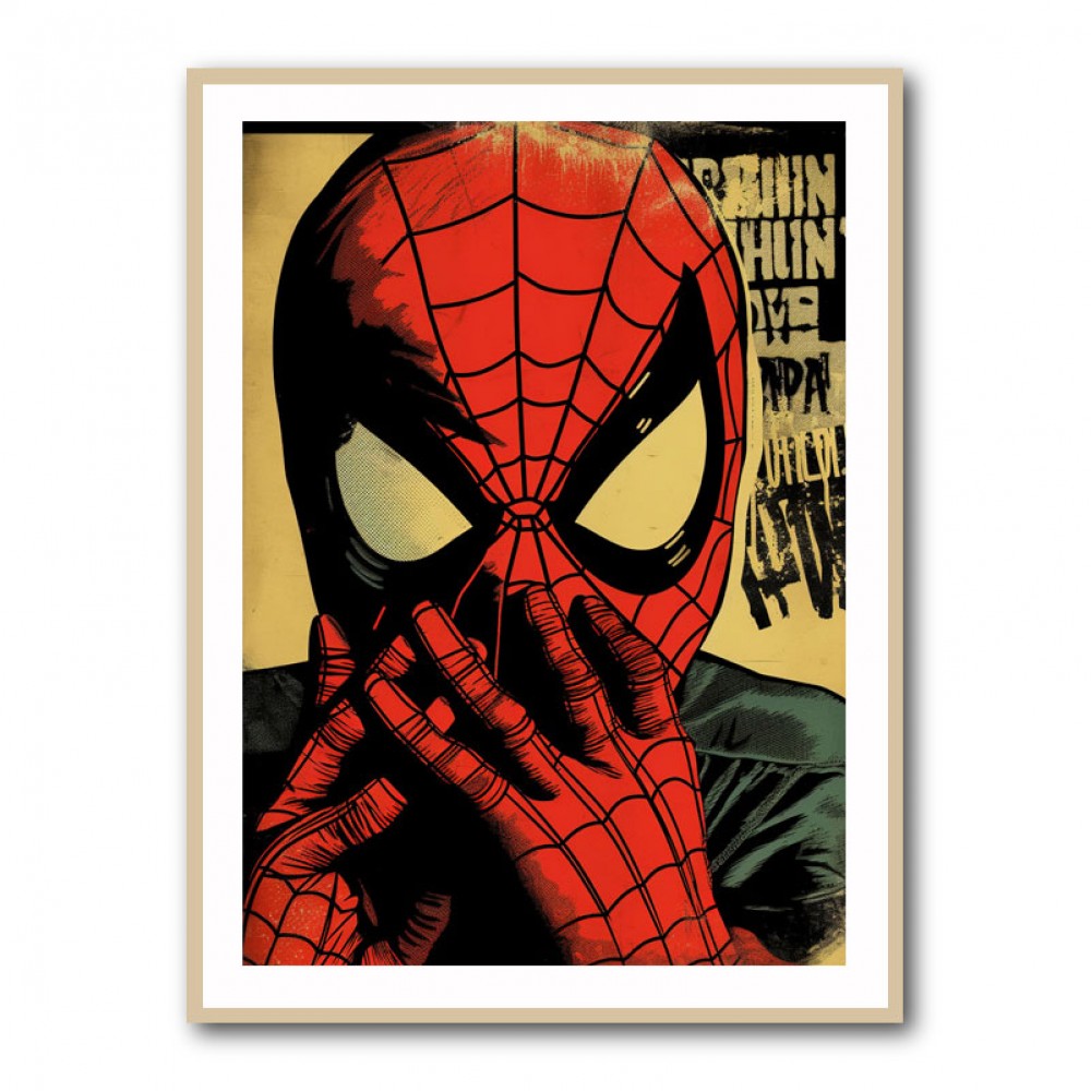 Spiderman Grunge Pop 2 Wall Art Spiderman Grunge Pop 2 Wall Art