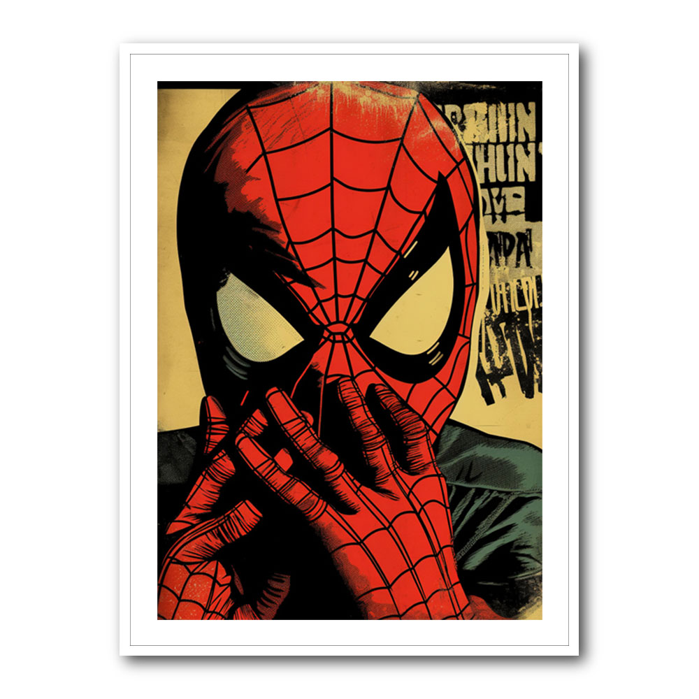 Spiderman Grunge Pop 2 Wall Art Spiderman Grunge Pop 2 Wall Art