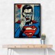 Superman Grunge Pop Wall Art Superman Grunge Pop Wall Art