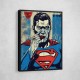Superman Grunge Pop Wall Art Superman Grunge Pop Wall Art