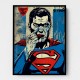 Superman Grunge Pop Wall Art Superman Grunge Pop Wall Art