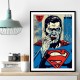 Superman Grunge Pop Wall Art Superman Grunge Pop Wall Art