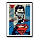 Superman Grunge Pop Wall Art Superman Grunge Pop Wall Art