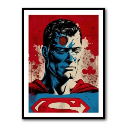 Superman Grunge Pop 1 Wall Art