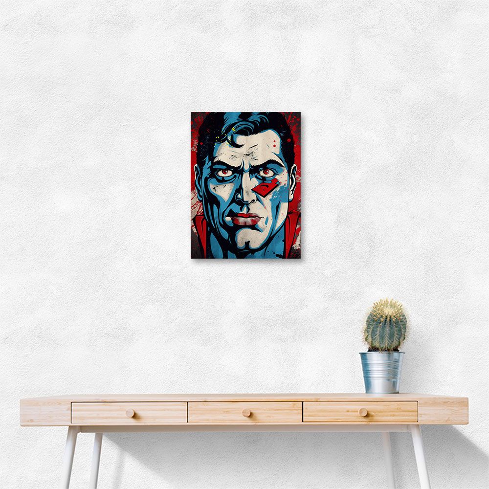 Superman Grunge Pop 2 Wall Art