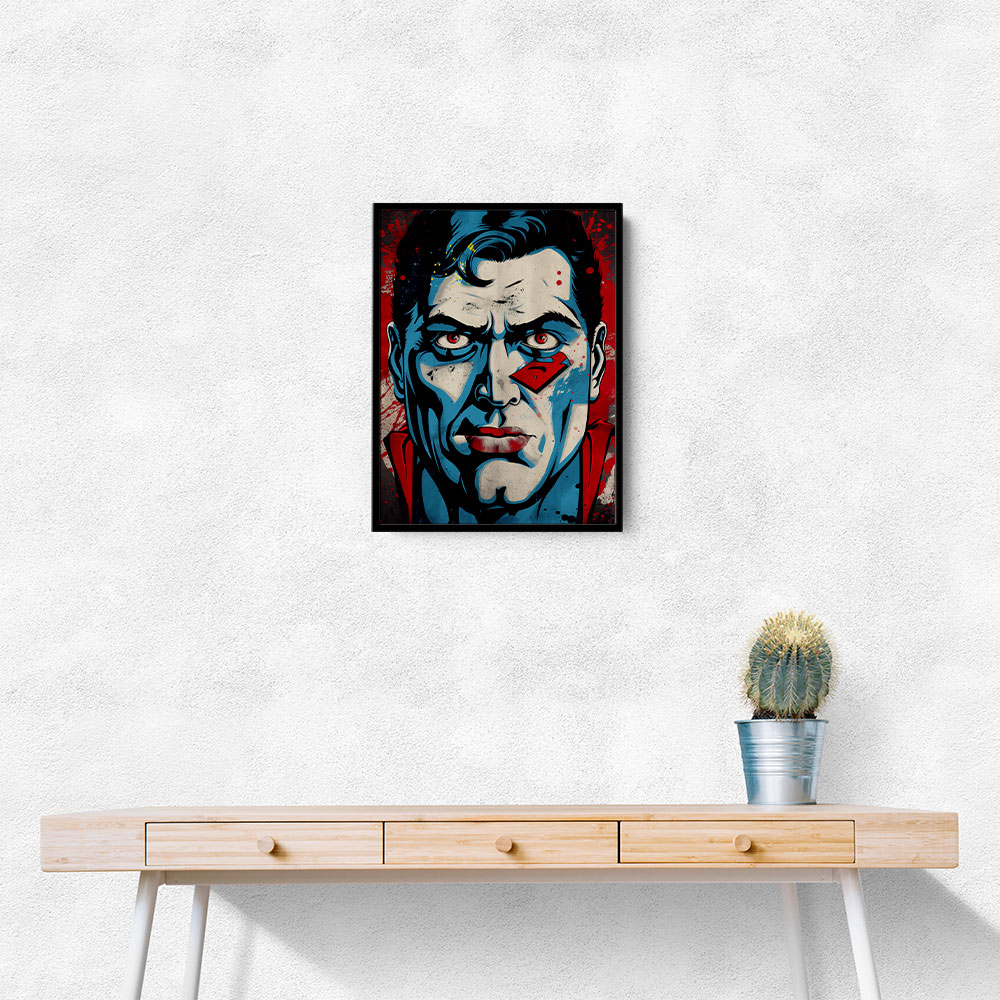 Superman Grunge Pop 2 Wall Art Superman Grunge Pop 2 Wall Art