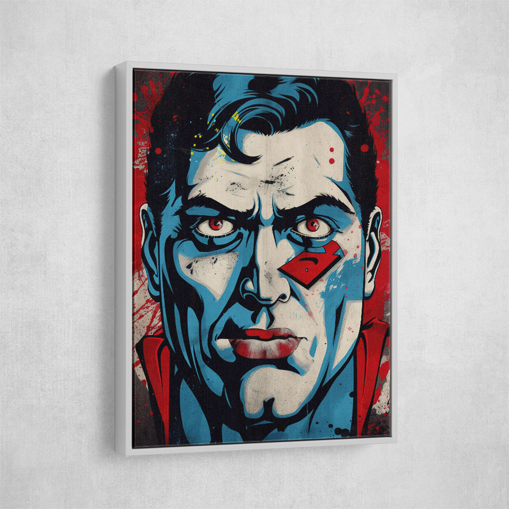 Superman Grunge Pop 2 Wall Art Superman Grunge Pop 2 Wall Art