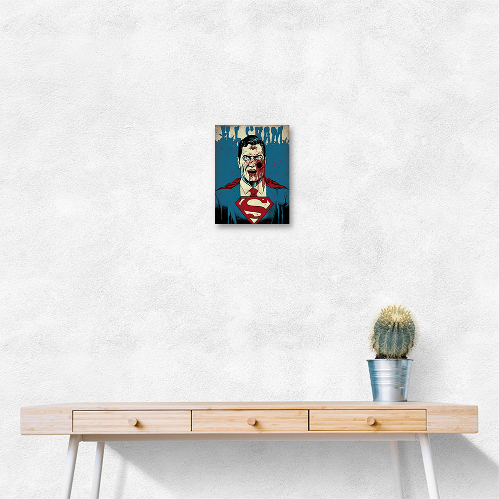 Superman Grunge Pop 3 Wall Art