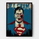 Superman Grunge Pop 3 Wall Art Superman Grunge Pop 3 Wall Art