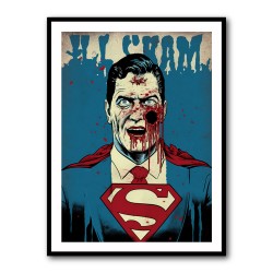 Superman Grunge Pop 3 Wall Art