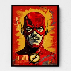 The Flash Grunge Pop 1 Wall Art