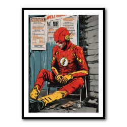 The Flash Grunge Pop 3 Wall Art