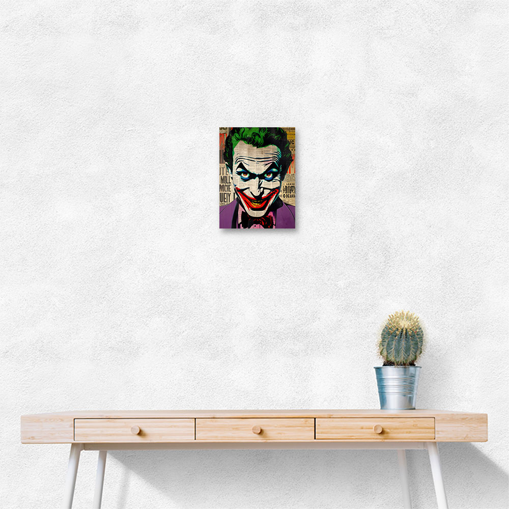The Joker Grunge Pop Wall Art The Joker Grunge Pop Wall Art