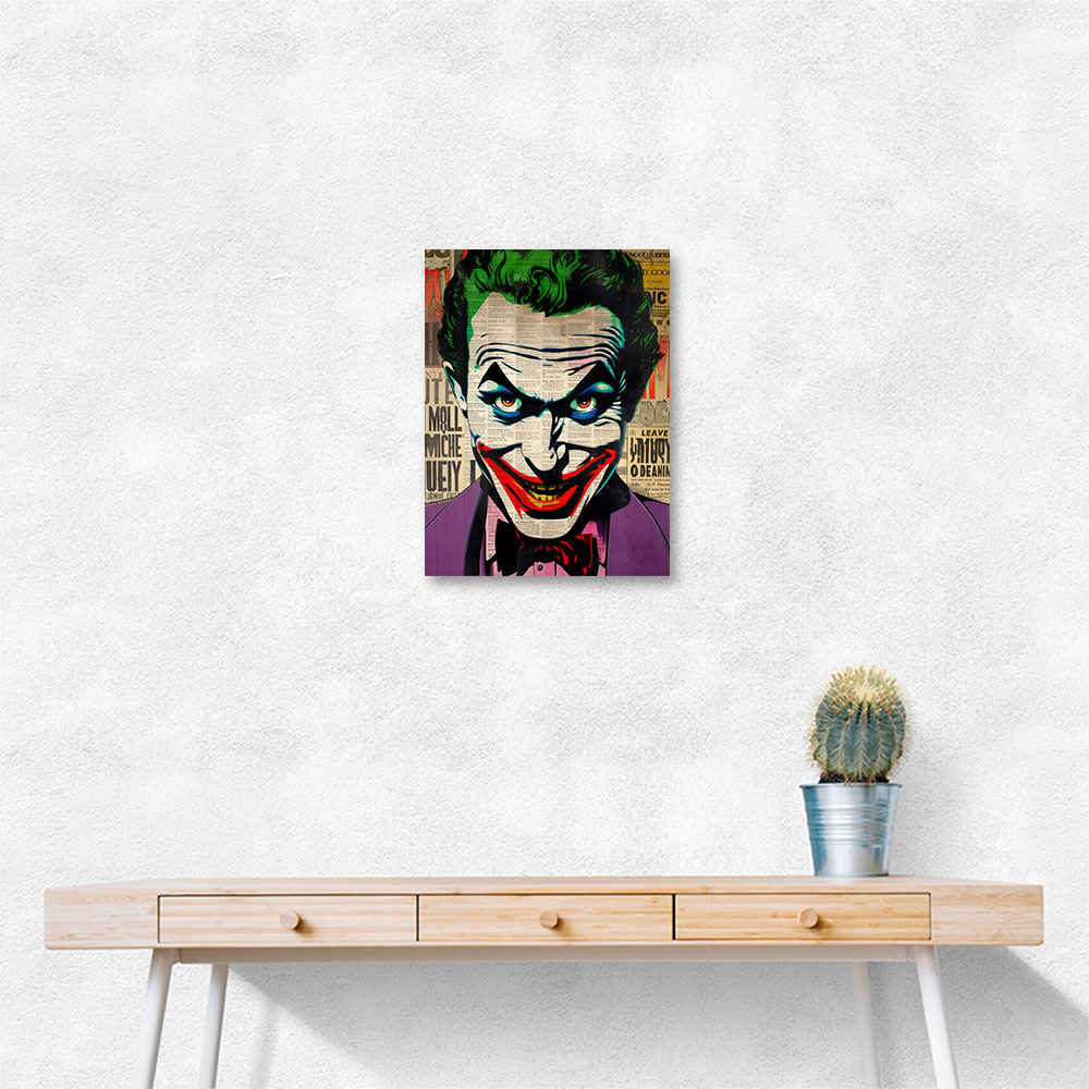 The Joker Grunge Pop Wall Art