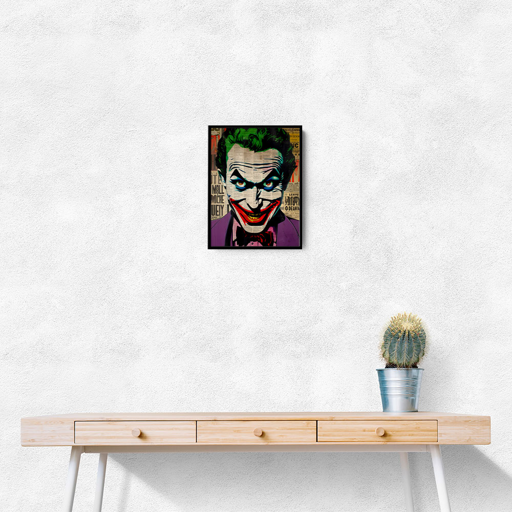 The Joker Grunge Pop Wall Art The Joker Grunge Pop Wall Art