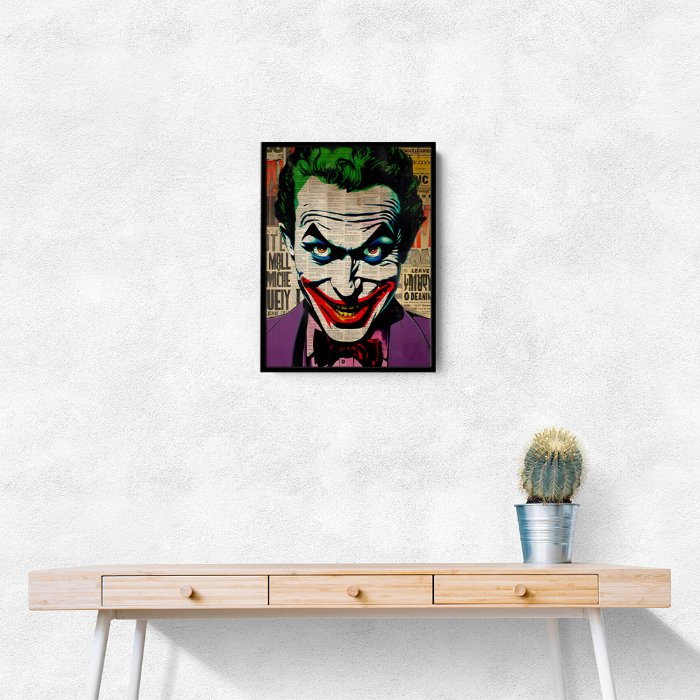 The Joker Grunge Pop Wall Art