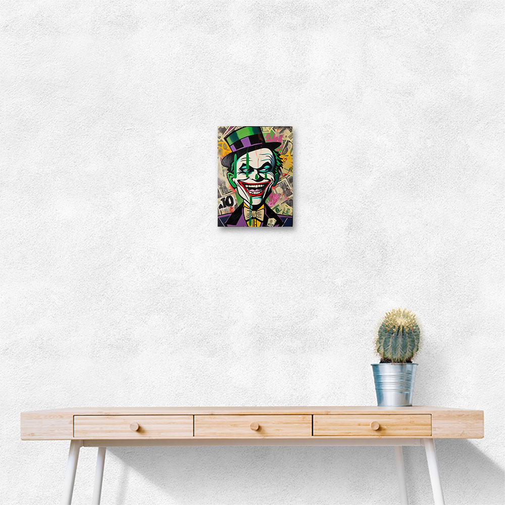 The Joker Grunge Pop 1 Wall Art