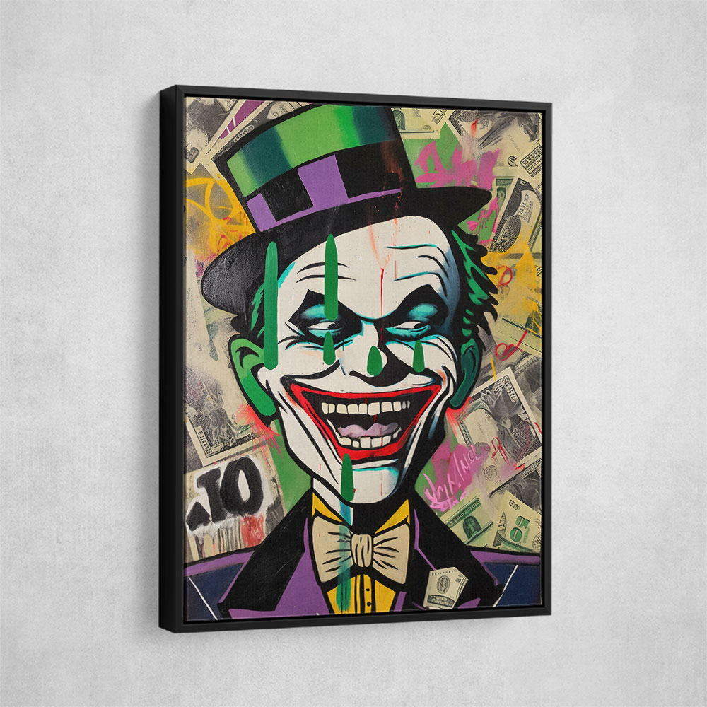 The Joker Grunge Pop 1 Wall Art