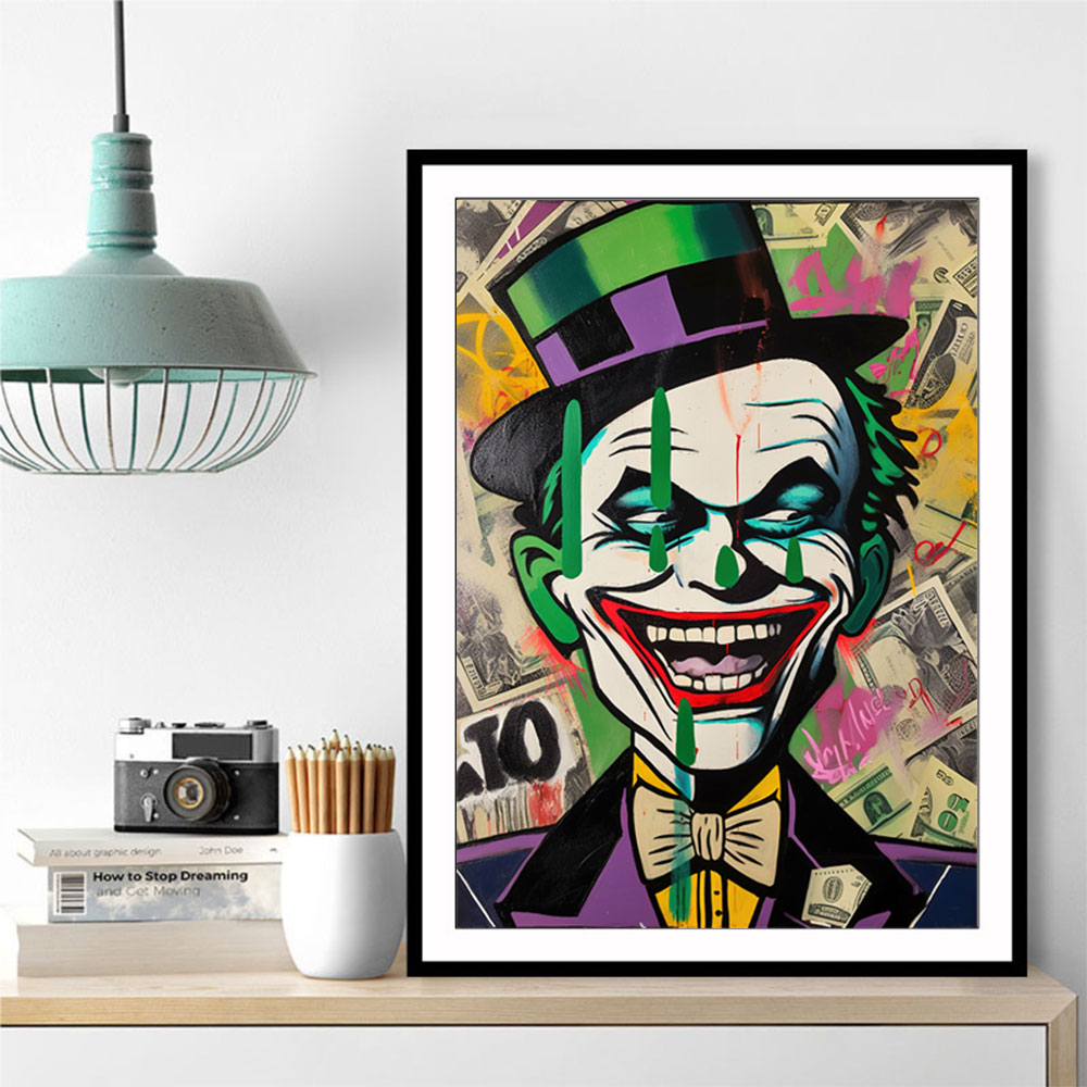 The Joker Grunge Pop 1 Wall Art