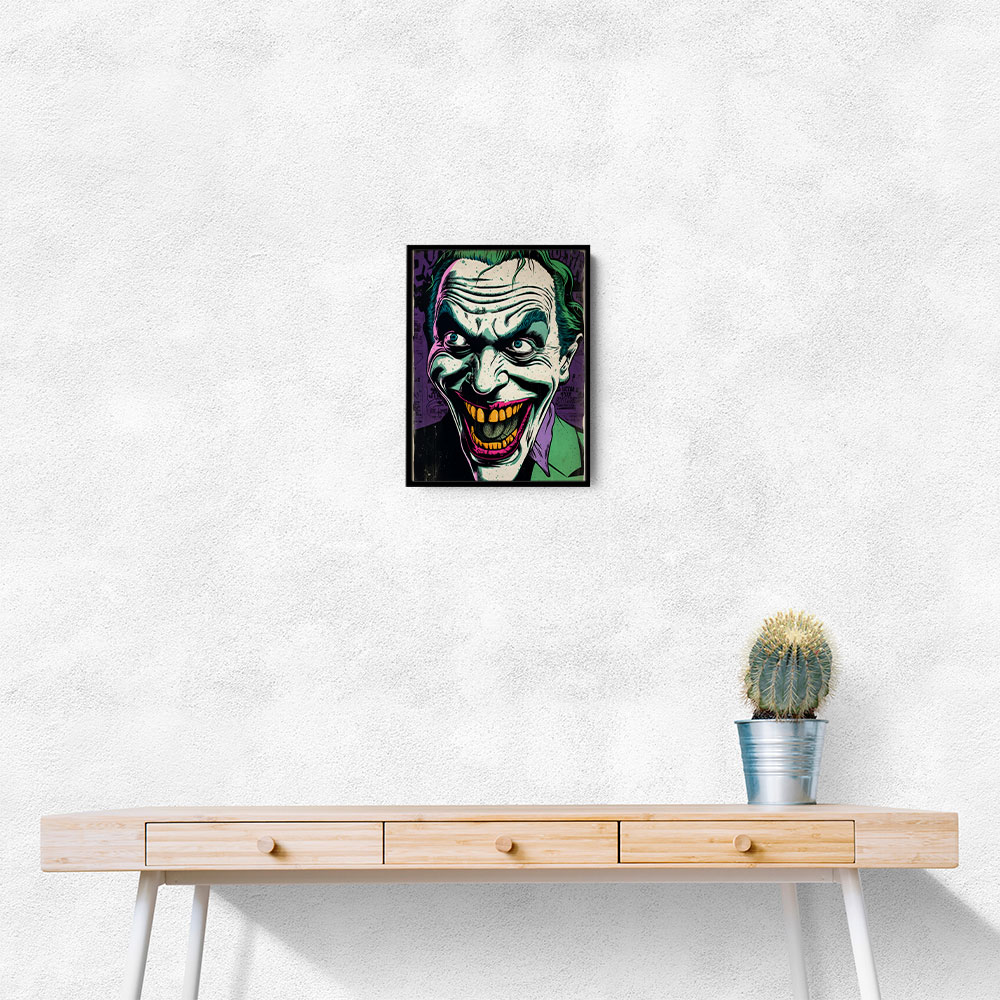The Joker Grunge Pop 2 Wall Art The Joker Grunge Pop 2 Wall Art