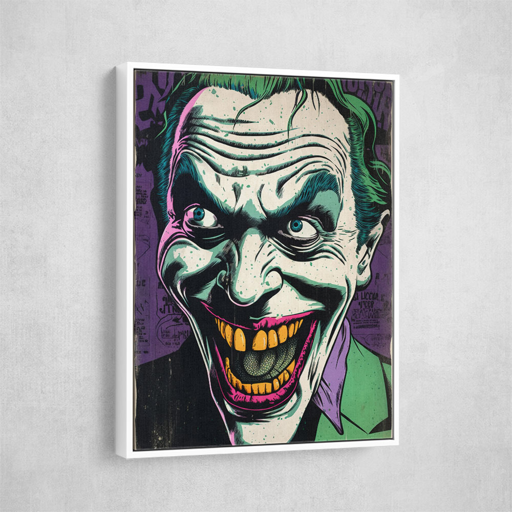 The Joker Grunge Pop 2 Wall Art The Joker Grunge Pop 2 Wall Art