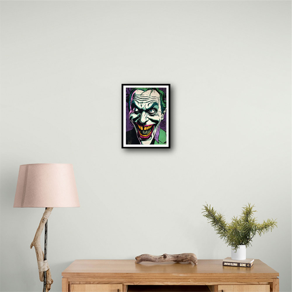 The Joker Grunge Pop 2 Wall Art The Joker Grunge Pop 2 Wall Art