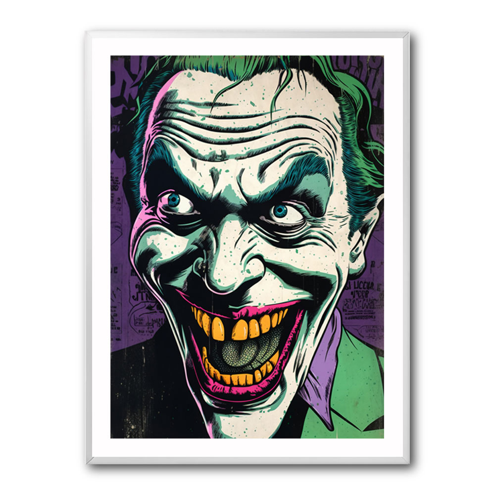 The Joker Grunge Pop 2 Wall Art The Joker Grunge Pop 2 Wall Art