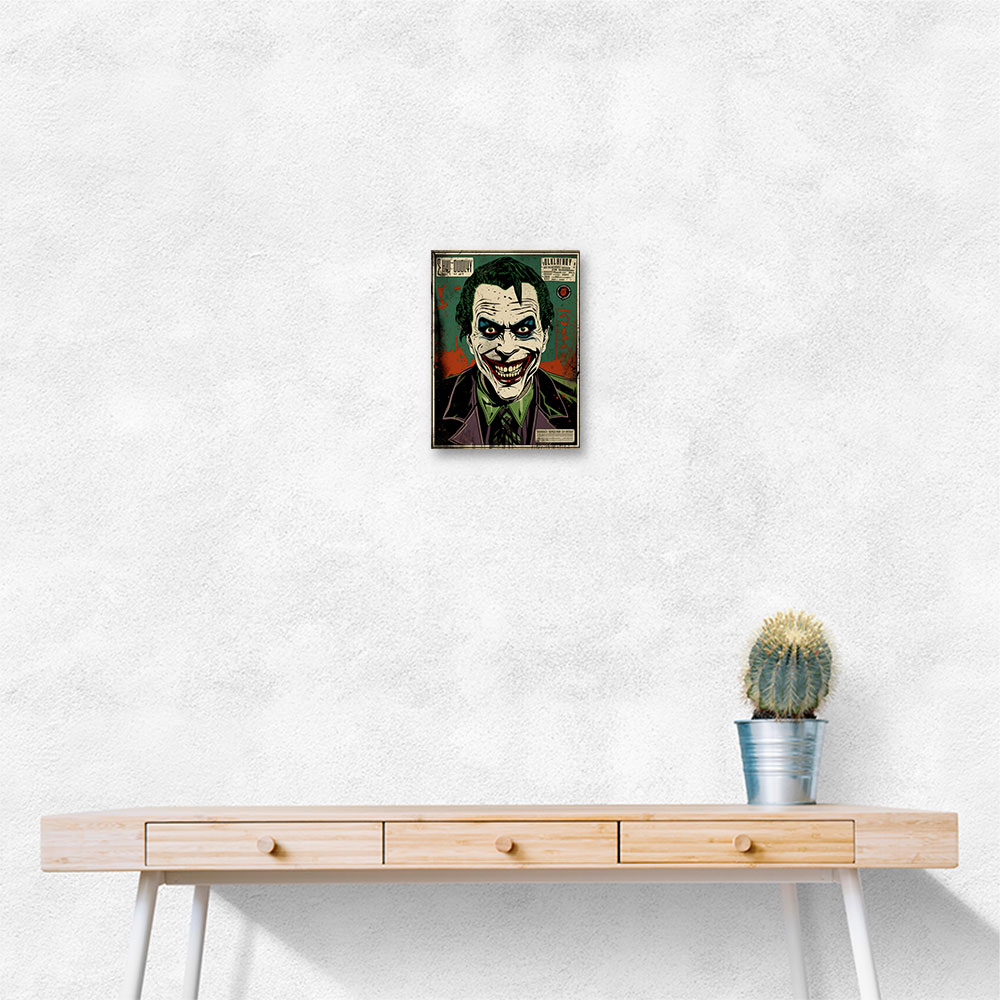 The Joker Grunge Pop 3 Wall Art