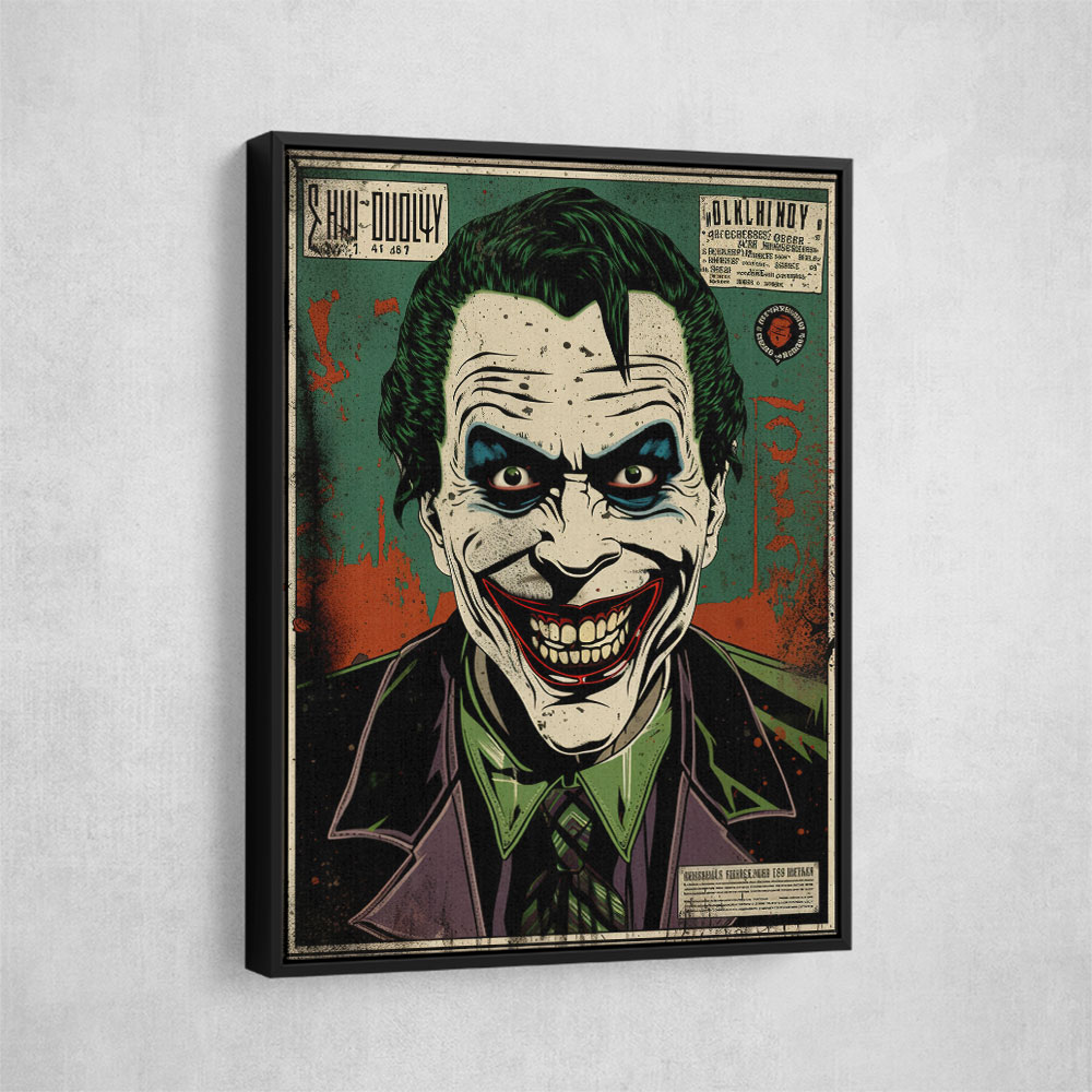 The Joker Grunge Pop 3 Wall Art