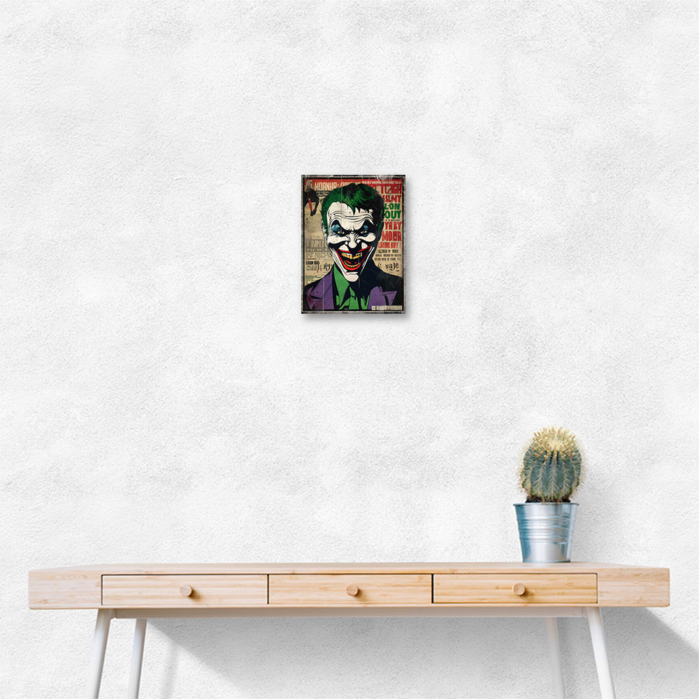 The Joker Grunge Pop 4 Wall Art