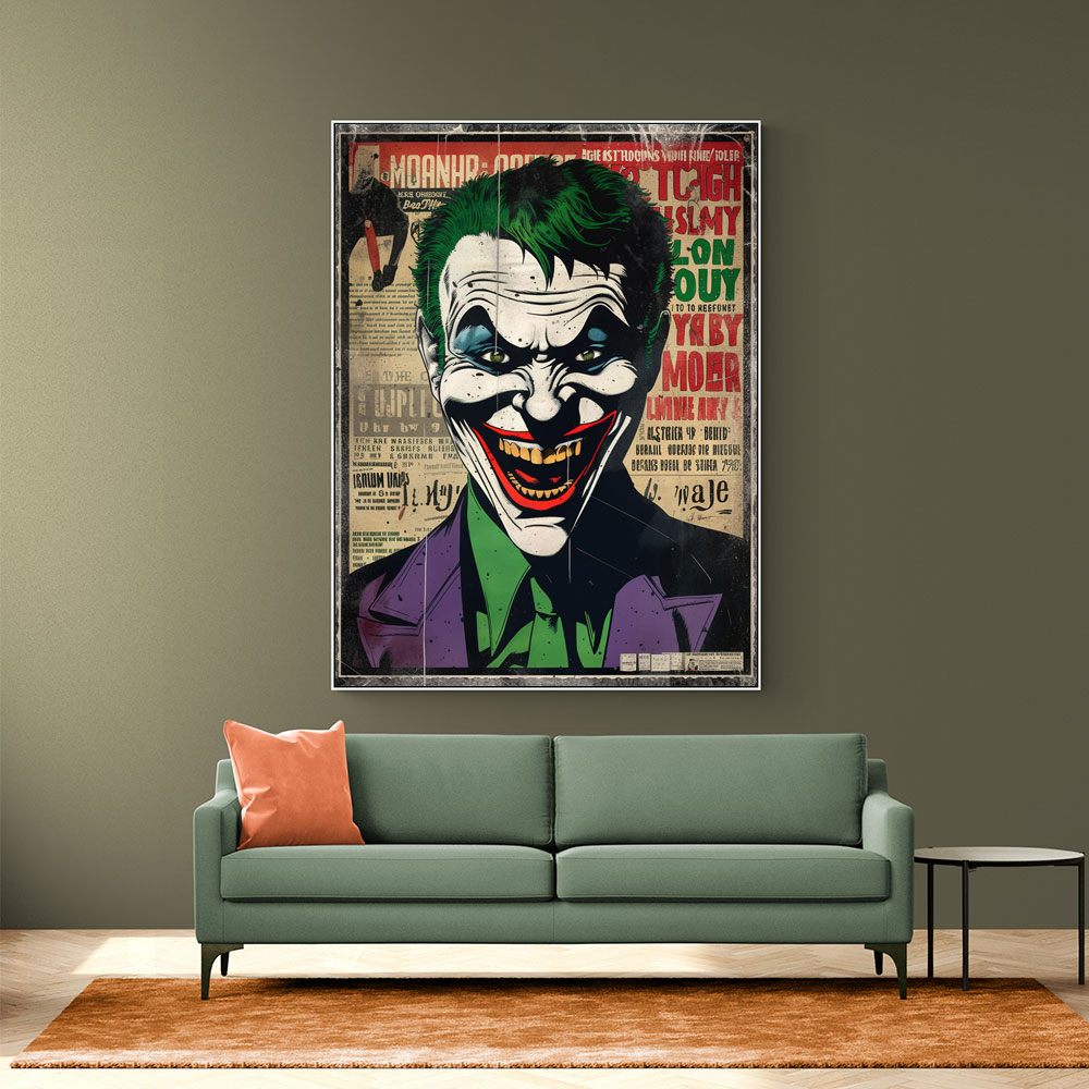 The Joker Grunge Pop 4 Wall Art