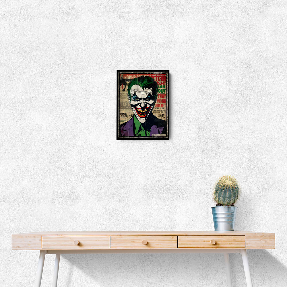 The Joker Grunge Pop 4 Wall Art