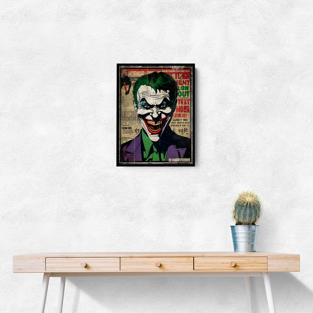 The Joker Grunge Pop 4 Wall Art The Joker Grunge Pop 4 Wall Art