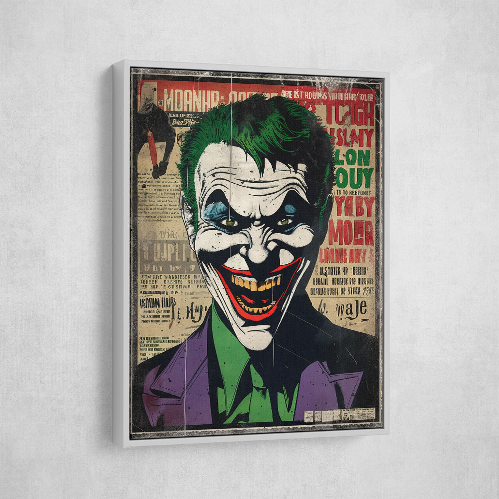 The Joker Grunge Pop 4 Wall Art