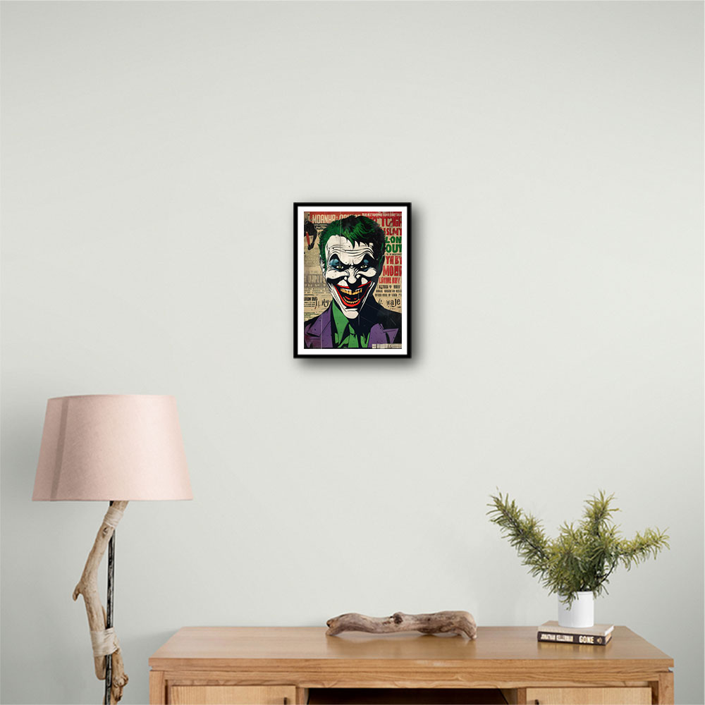 The Joker Grunge Pop 4 Wall Art