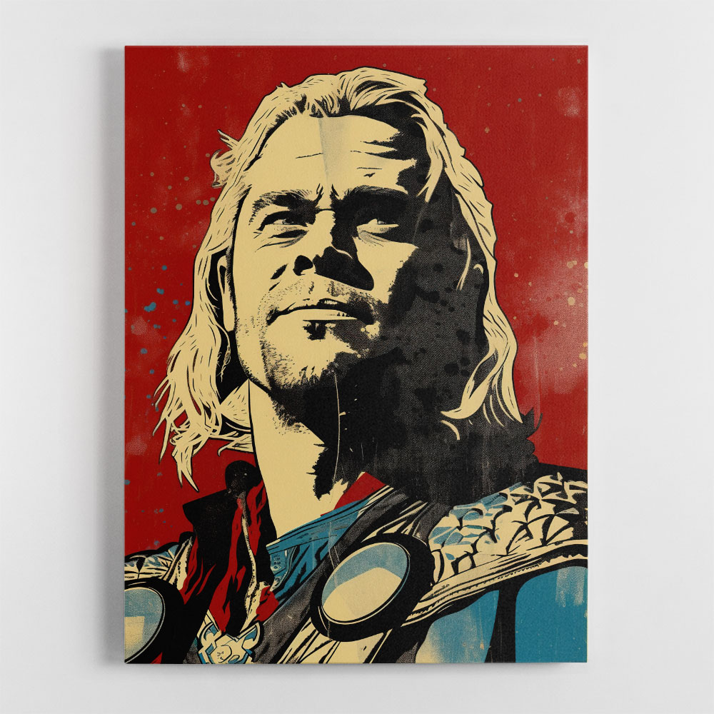 Thor Grunge Pop Wall Art