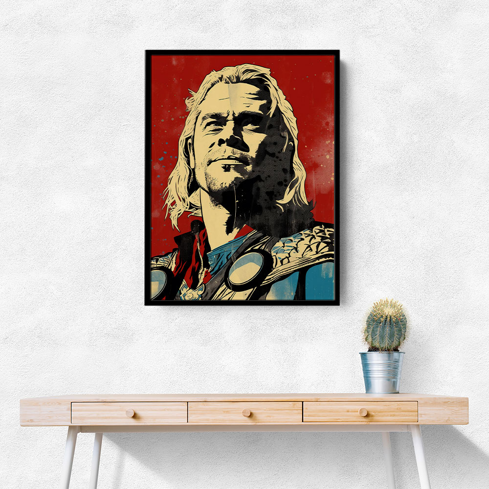 Thor Grunge Pop Wall Art