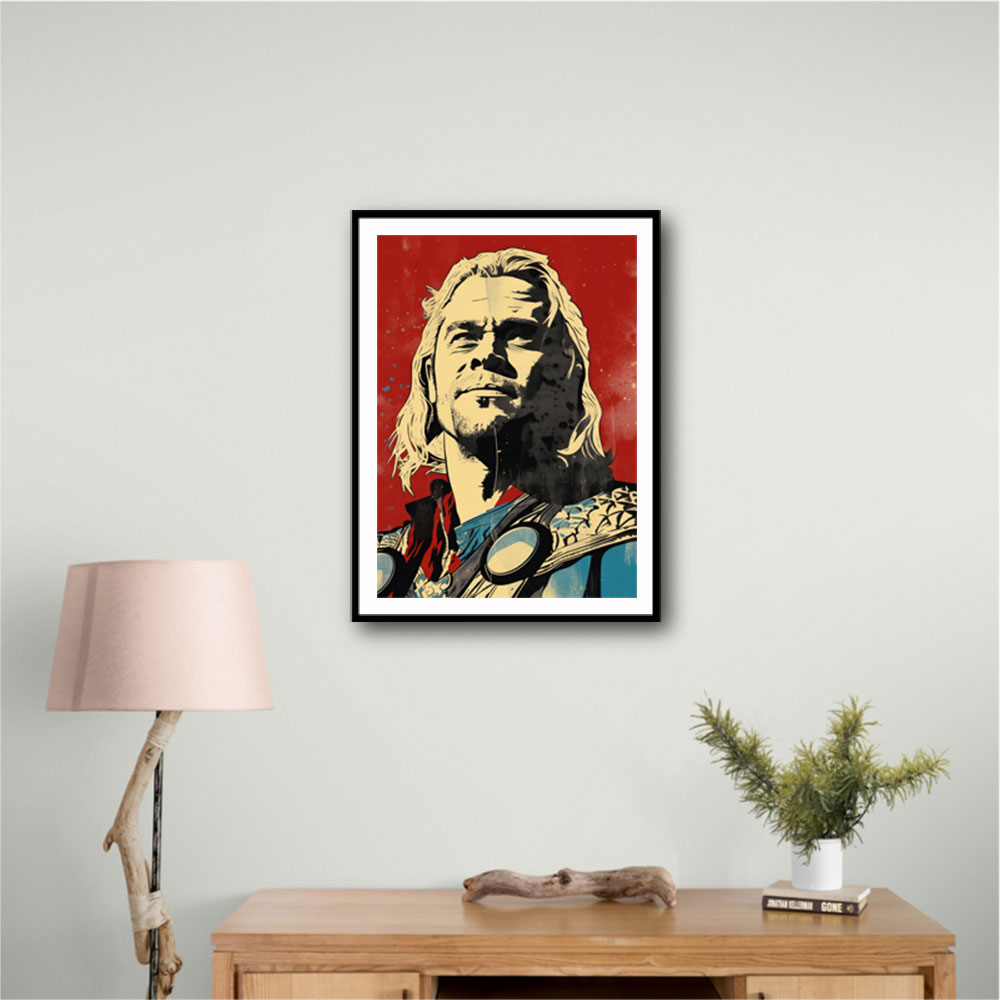 Thor Grunge Pop Wall Art