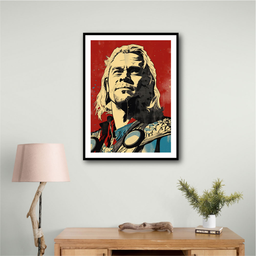 Thor Grunge Pop Wall Art